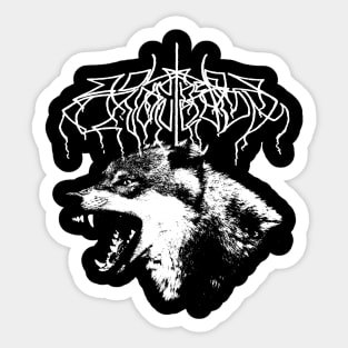 Wolves in the throne room metal Sticker